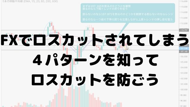 FXでロスカットされてしまう４パターンを知ってロスカットを防ごう